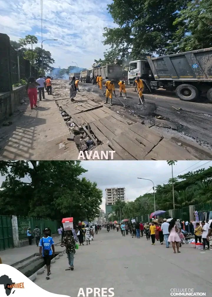 Infrastructures routières à Kinshasa: L&rsquo;avenue Kasa-Vubu, visage et standing métamorphosés