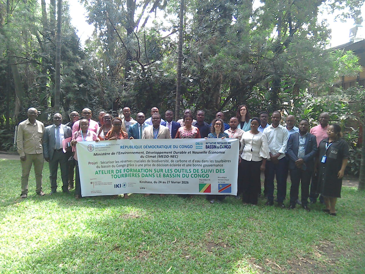 Avec l’accompagnement de la FAO : Le ministère de l’Environnement lance l&rsquo;atelier de formation sur les outils de suivi des tourbières dans le Bassin du Congo