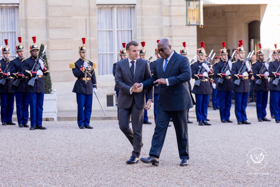 Tête-à-tête entre Tshisekedi et Macron : Paris réaffirme son soutien à l’intégrité territoriale de la RDC