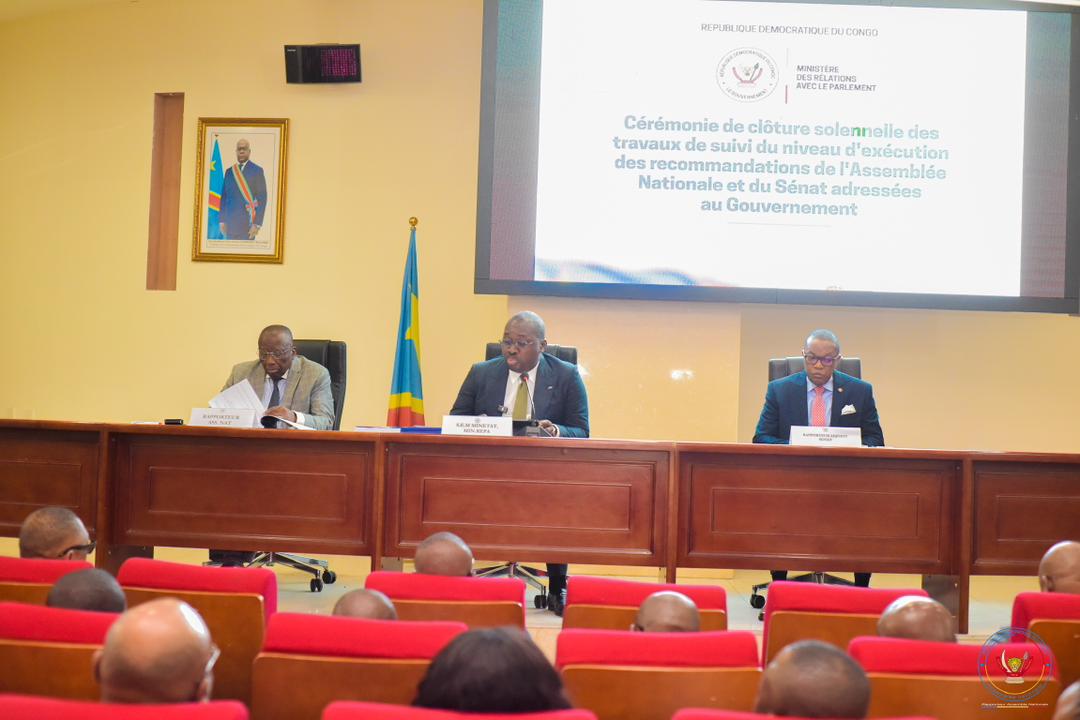 RDC : Parlement et Gouvernement passent au crible l’exécution des recommandations parlementaires