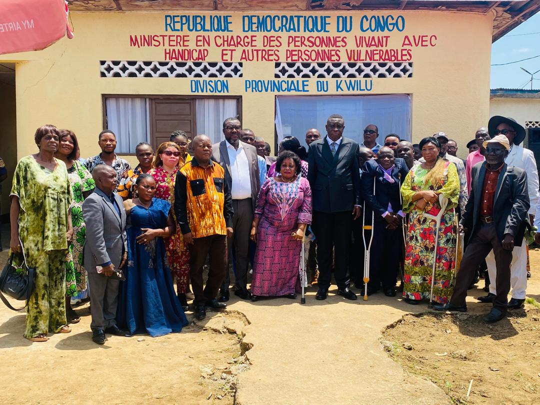 Kwilu : L’inclusion sociale en marche avec l’installation de la division provinciale des PVH-APV