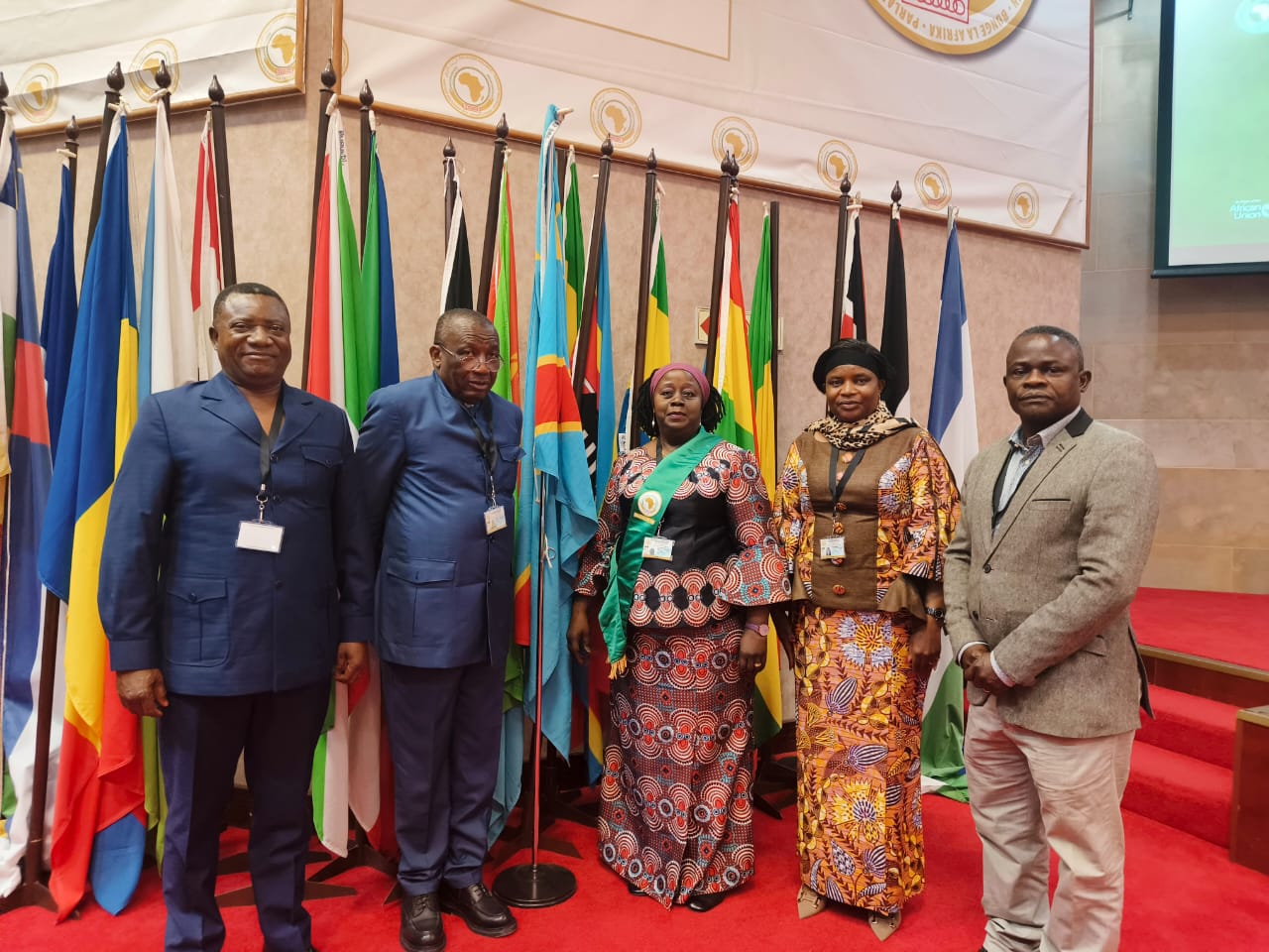 Afrique du Sud : Le Rapporteur de l’Assemblée nationale,  Jacques Djoli, conduit la délégation congolaise à la session élective du Parlement panafricain