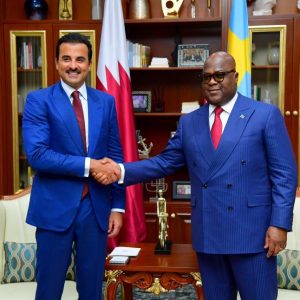 RDC: Félix Tshisekedi et l’Émir du Qatar renforcent la coopération bilatérale