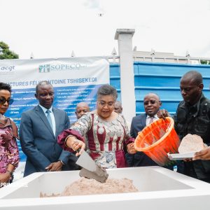 RDC: Judith Suminwa lance les travaux du Centre des Infrastructures « Félix Tshisekedi »