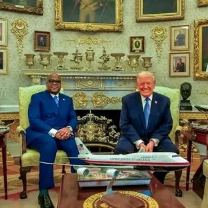 Félix Tshisekedi, Président de la RDC et Donald Trump, Président des USA