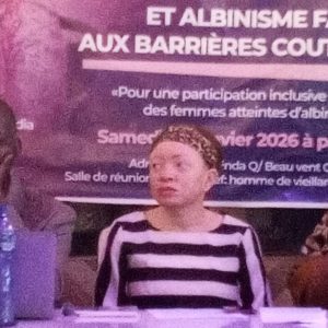 Leadership féminin, participation politique et albinisme face aux barrières coutumières: Eugénie Ladia appelle à l’unité et à la construction du pays dans un climat d’équité et d’inclusion.